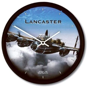 New AVIATION Trintec LANCASTER Clock 10" Aviator Fighter Plane WWII - Picture 1 of 2