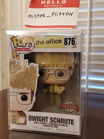 Dwight Schrute (Hay King) Funko Pop - NIB - w/ protector Cover
