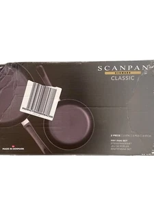 Scanpan Classic - 2 Piece Fry Pan Set 8" and 10.25" - 10202600 *Broken handle* - Imagen 1 de 12