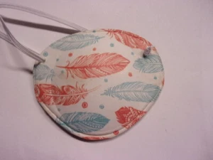 World's Best Eye Patch Emboss LeatherFeathers Pattern MB-5, Replaceable Elastic - Picture 1 of 4