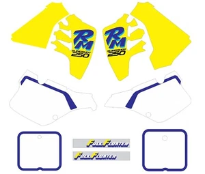 Calcomanías para Suzuki RM250 RM 250 GRÁFICOS 1990 pegatinas vieja escuela - Imagen 1 de 1