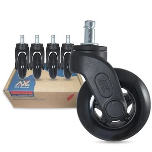 Office Chair Castors Wheels 3'' Replacement Desk Chair Casters -Replacement for - Picture 1 of 6
