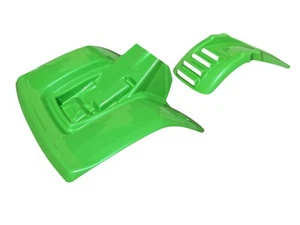 Honda ATC250R 250R Heavy Duty Plastic Front & Rear Fender 81 - 82 GREEN - Picture 1 of 4