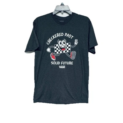 VANS Checkered Past Solid Future T-Shirt Men’s Size M Skate Streetwear Graphic - Image 1 of 4