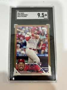 2023 Topps Graded Darick Hall Gold Card. SGC 9.5 - Picture 1 of 2