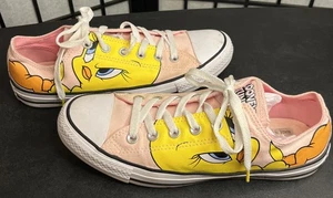 Converse Chuck Taylor All Star *Looney Tunes* Tweety Bird Shoes Wo-10: Men-8 - Picture 1 of 19
