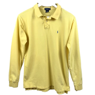 Polo Ralph Lauren Polo Juvenil XL (20) Amarillo Manga Larga Clásico Poni Informal Foto 1 de 4
