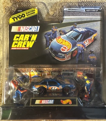 Tyco Kyle Petty Sellado NASCAR CAR'N Crew Slot Car Set Hot Wheels Magnum 440-X2 Foto 1 de 4