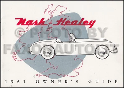 Nash Healey 1951 manual del propietario original libro de instrucciones del usuario guía del operador Foto 1 de 2