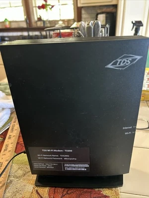 TDS Actiontec WIFI Modem - T3200 Wireless Wifi Gateway Router - With POWER ADAPT - Image 1 of 4