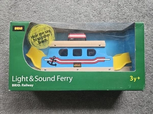 Brio Light & Sound Ferry 33682 Lights and Sound Wooden Trains Boxed New - Picture 1 of 4