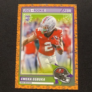 Emeka Egbuka Pumpkins Rookie RC 2025 Score A Treat Card #2 Tampa Bay Buccaneers - Bild 1 von 2