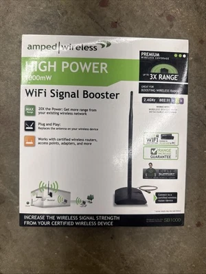 Amped Wireless High Power 1000mW Wi-Fi Signal Booster (SB1000) - Image 1 of 4