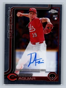 Autógrafos de novato Topps 2025 cromados #RA-JA Julian Aguiar - Imagen 1 de 2