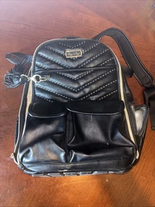 Itzy Ritzy Boss Plus’s Rucksack Wickeltasche Schwarz Gold Akzente Isoliertaschen - Bild 1 von 8