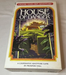 House of Danger Adventure Board Card Game Open Box Complete Funky Formats - Picture 1 of 2