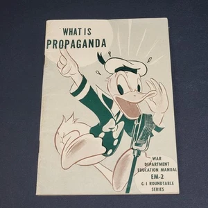 Rarität sehr selten 40er Jahre Walt Disney Studio Heft Was ist Propaganda Donald PA - Bild 1 von 14