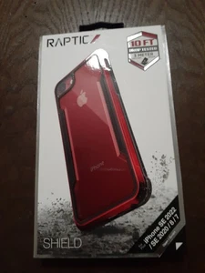 Raptic Shield Hülle für iPhone SE & iPhone 8/7 (rot) BRANDNEU IN BOX - Bild 1 von 5