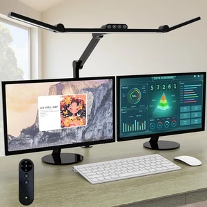 Desk Lamp with Clamp, Architect Led Desk Lamp for Home Office with Remote Con... - Picture 1 of 6