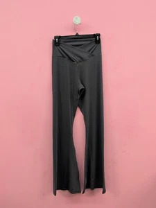 Sunzel Crossover High Waisted Stretch Tummy Control Flare Leggings L dunkelgrau - Bild 1 von 6