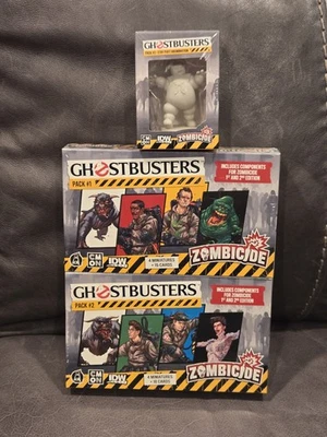 Zombicide Ghostbusters Character Packs 1 , 2, 3 Sealed Complete (1st & 2nd Edtn) - Image 1 of 2