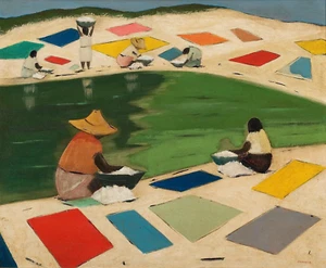 José Pancetti : Lavadeiras do Abaeté : Archival Quality Art Print - Picture 1 of 2