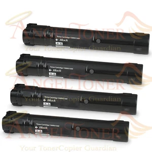 4pc Black Toner Cartridge High Capacity For Xerox Phaser 7800 Printer 106R01569 - Picture 1 of 7