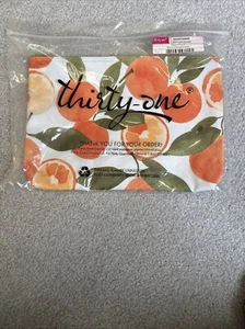 Thirty One--“Freshly Squeezed”-- Zippered Pouch, NEW IN PACKAGE - Picture 1 of 5