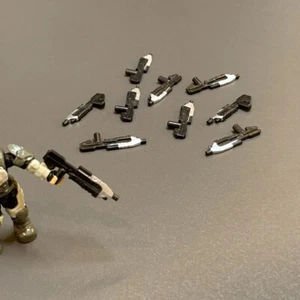 10 Rifle de Asalto Pistola HALO Mega Bloks Construx Figura de Construcción UNSC MARINE COD #A - Imagen 1 de 3
