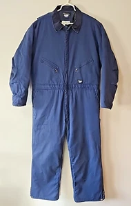 Vintage Walls Blizzard Pruf Insulated Coveralls Blue Men Large Size 2XL 50-52 - Picture 1 of 23
