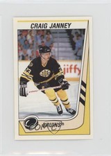 1989-90 Panini Album Stickers Craig Janney #198 Rookie RC