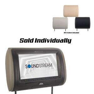 Soundstream VHD-90CC 9" Universal Replacement Headrest Monitor DVD Player Remote