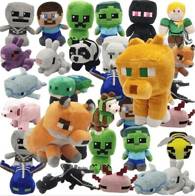 Kids Birthday Plushies Gift Minecraft Plush Toys Soft Stuffed Doll • 9.99£