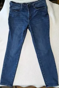 NY & C XL Tall Mid Rise Skinny Blue Jeans Damen Größe 14?? Siehe Maße - Bild 1 von 10