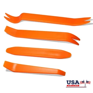 4* Car Trim Removal Tool Kit Set Door Panel Fastener Auto Dashboard Plastic Tool - Picture 1 of 8