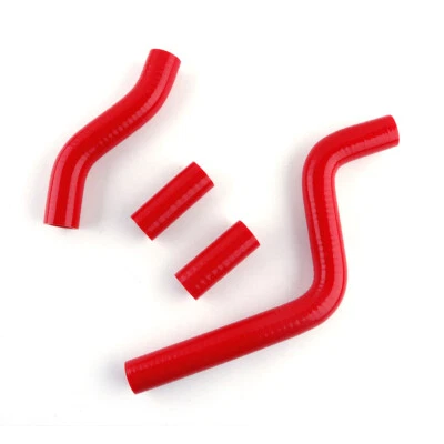 Fit YAMAHA YZ250 1996 1997 1998 1999 2000 2001 Silicone Radiator Hose Pipe Red Foto 1 de 4