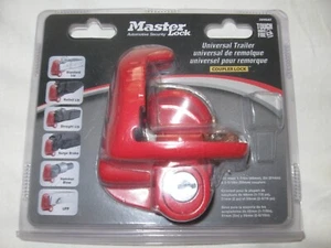Master Lock  Universal Size Fits 1-7/8, 2, 2-5/16 Couplers Trailer Locks 389DAT - Picture 1 of 5