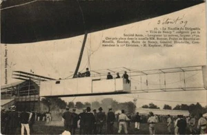 PC LA NACELLE DIRIGEABLE VILLE DE NANCY ZEPPELIN BALLOON AVIATION (a19095) - Picture 1 of 2