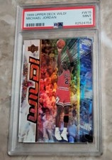 1999-00 Upper Deck MICHAEL JORDAN #W15 Wild! — PSA 9 MINT