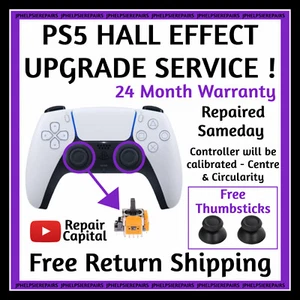 Playstation 5 Controller Analog Stick Drift Repair Service - Hall Effect Upgrade - Picture 1 of 6