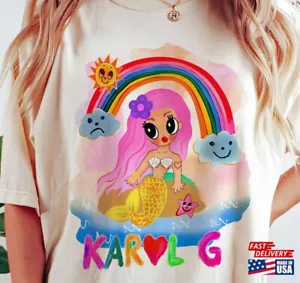 Retro Karol G Shirt Vintage 90S For Fan Unisex Shirt - Picture 1 of 2