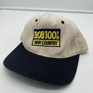 Vintage SnapBack Local Radio BOB 100 Country “Turn Your Knob To Bob” Hat Cap - Picture 1 of 7