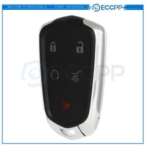 For Cadillac SRX 2015 2016 Key Shell Remote HYQ2AB 13580800 5 Buttons - Picture 1 of 10