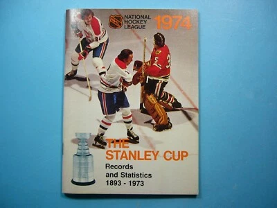 1974/75 THE STANLEY CUP RECORDS AND STATISTICS NHL GUIDE SHARP!! TONY ESPOSITO - Image 1 of 2