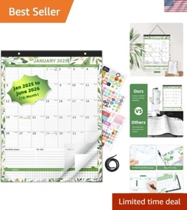 2025-2026 Wall Calendar: Large 22'' x 17'' Monthly Planner with Easy Tear Pages - Picture 1 of 8