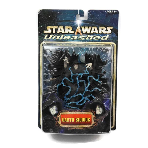 Darth Sidious Emperor Star Wars Unleashed Loose Action Figure Hasbro 2003 Cover