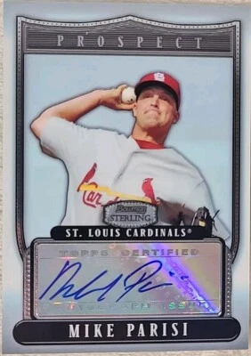 Mike Parisi 2007 Bowman Sterling Prospect Auto St Louis Cardinals #BSP-MP - Image 1 of 4