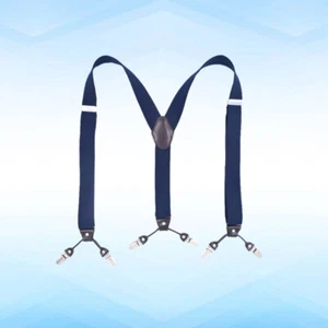 Strap Pantaloni Uomo Bretelle per Regolabili Uomo Bretelle Uomo Pantaloni Bottoni - Foto 1 di 11