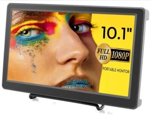 Raspberry Pi Display, Elecrow 10,1 Zoll Portable Monitor 1920X1080p Auflösung - Bild 1 von 8