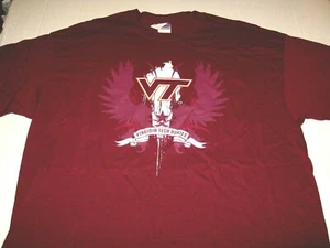 Virginia Tech - VT Hokies - Maroon College T-Shirt - New! NWT - Adult LARGE - Picture 1 of 1